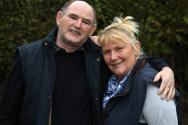 Andrew MacNamara from Tingley with his wife Janet.

Photo: Jonatghan Gawthorpe