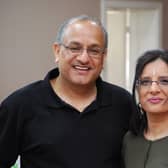 Raj Rayit and his wife Rajinder.