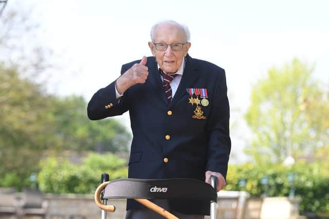 Captain Sir Tom Moore. PIC: PA