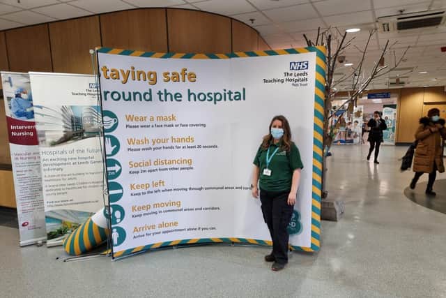 Sue Carter is now a stores keeper and driver for the NHS Supplies department