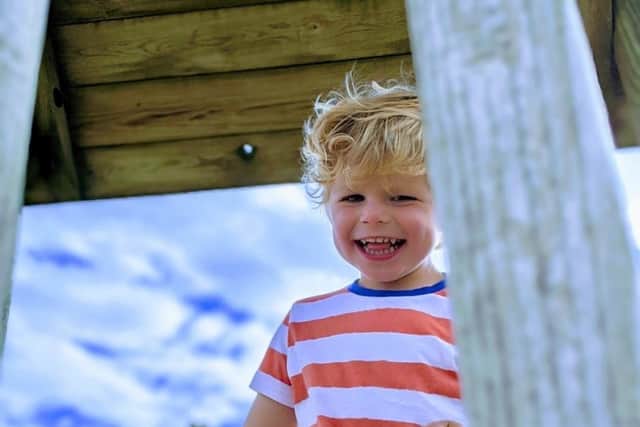 Pictured, Four-year-old Harry Allott. Photo credit: Submitted photo.