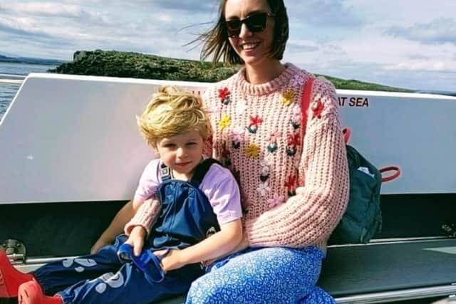 Jennifer Waddington, pictured with her son Harry. Photo credit: Submitted picture.