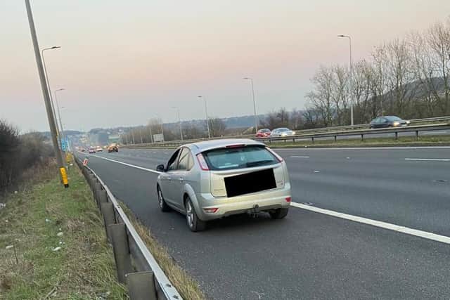 The driver was reported for driving without insurance (Photo: WYP)