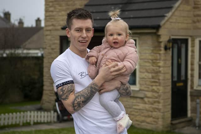 Dale Spink, 25 and his fiancee Elkie Kilbride, 26, are currently renting while attempting to save money on the side from a booming meal preparation business.