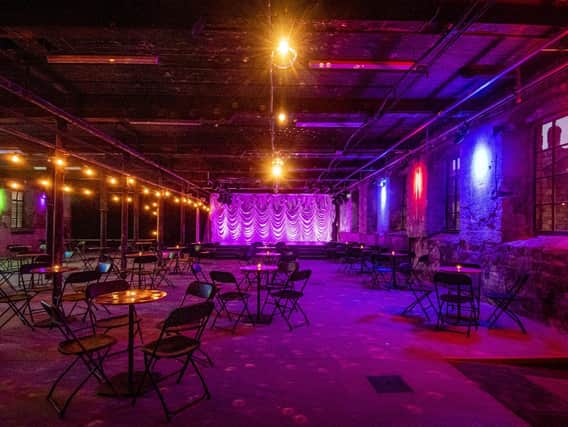 The new events space in The Old Woollen at Sunny Bank Mills.