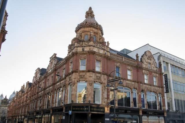 The former Debenhams building in Briggate.