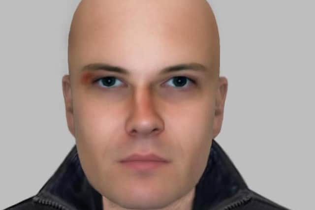 An e-fit of a man police would like to speak to.