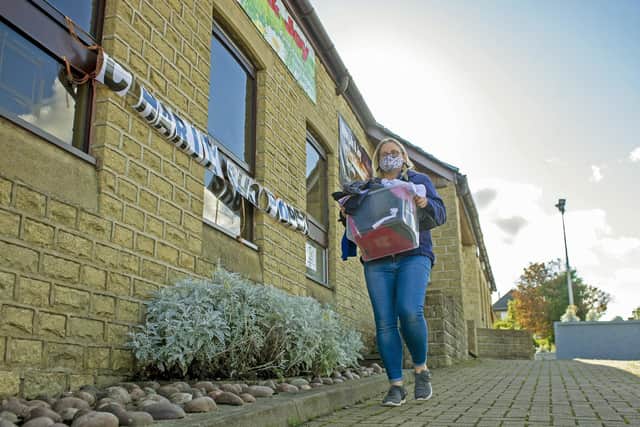 Bundles of school clothes can be saved from landfill by donating to uniform banks.