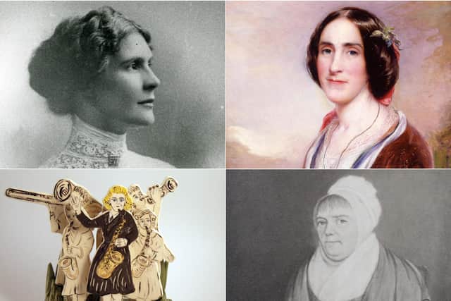 Pictured, clockwise, Leonara Cohen, Ellen Heaton, Betty Beecroft and Ivy Benson.