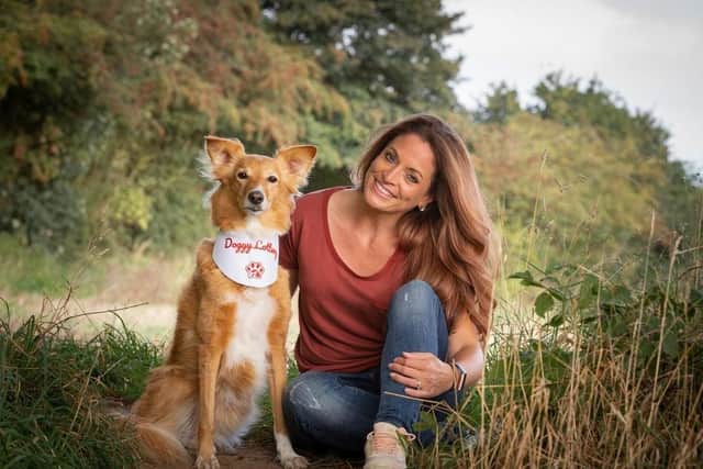 Lisette and dog Beautie (photo: DoggyLottery)
