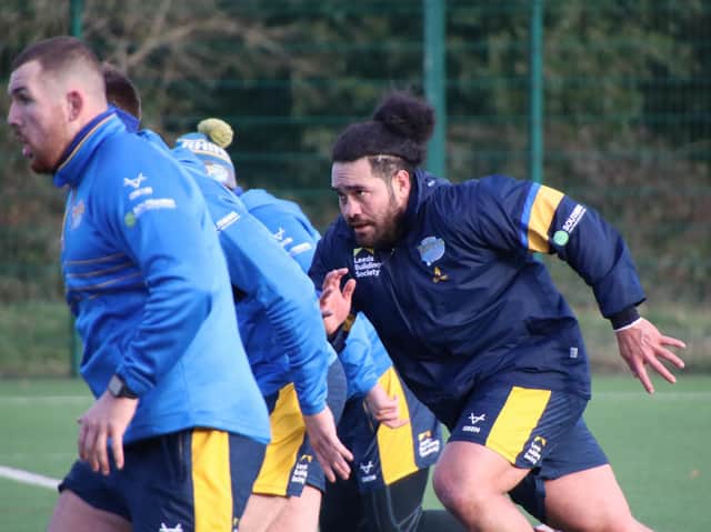 May 31 is the date for clubs to tell players in the final year of their contract - such as Leeds Rhinos' Konrad Hurrell, right - if they are to be offered a new deal. Picture by Phil Daly/Leeds Rhinos.