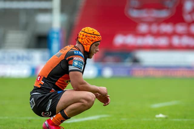 Danny Richardson had a difficult first year at Castleford. Picture by Bruce Rollinson.