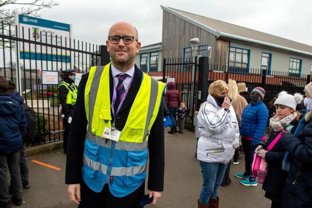 Matthew Fitzpatrick, headteacher at Morley Newlands Academy.