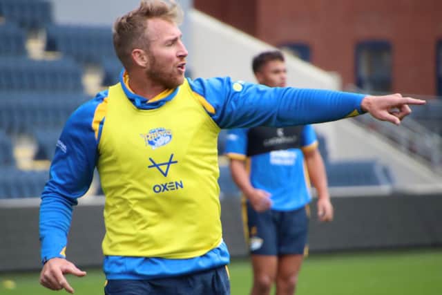 Matt Prior was back in training with Rhinos on Monday. Picture by Phil Day/Leeds Rhinos.