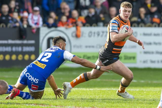 Richardson's half-back partner Jake Trueman. Picture by Tony Johnson.