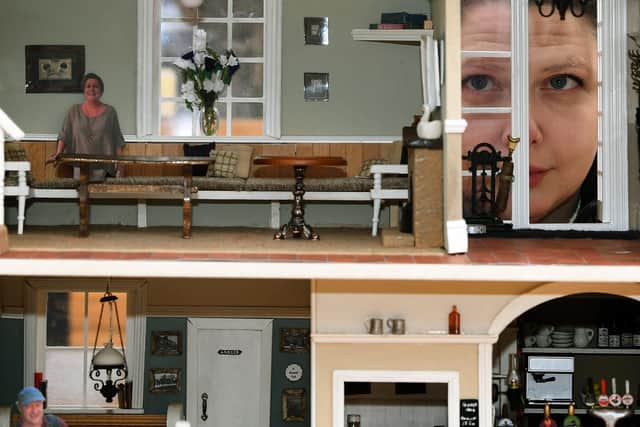 A creative Leeds landlady has spent more than 300 hours during lockdown recreating her pub - as an incredible dolls house.