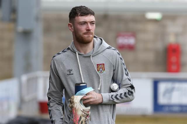 FINISHING TOUCH - Leeds United teenager Ryan Edmondson has been credited with his first goal for loan club Northampton Town. Pic: Getty
