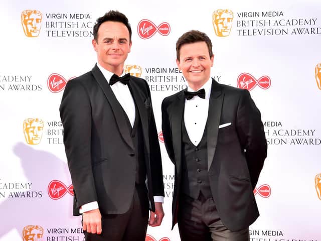 Library image of Anthony McPartlin (left) and Declan Donnelly, whose programme Saturday Night Takeaway is broadcast by ITV.