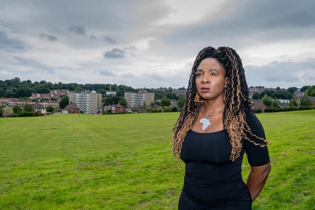 Marvina Newton, head of Leeds Black Lives Matter movement.