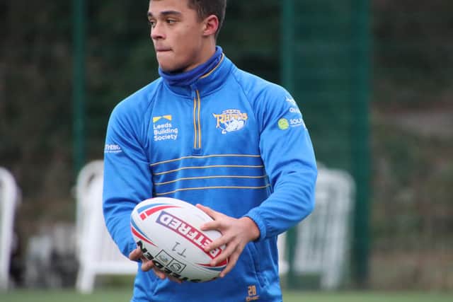 Young players like Corey Hall have impressed in pre-season. Picture by Phil Daly/Leeds Rhinos.