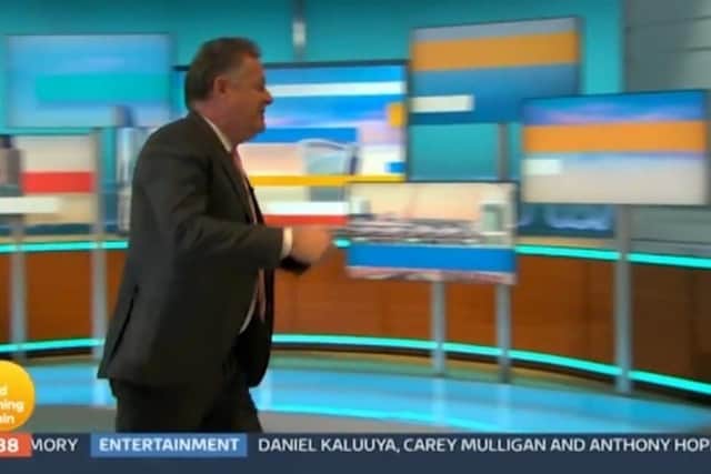 Piers Morgan stormed off the set of Good Morning Britain