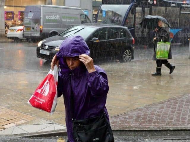 Heavy rain and extreme winds will batter Leeds on Wednesday and Thursday