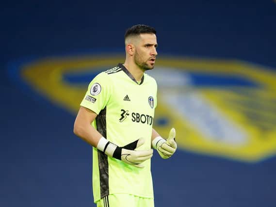 THIRD CHOICE - Elia Caprile was included in Leeds United's squad for the West Ham game, ahead of Kiko Casilla, pictured. Pic: Getty