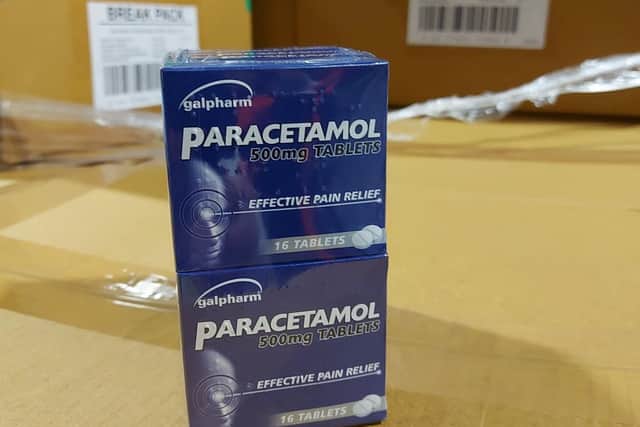 The remaining paracetamol will be destroyed.