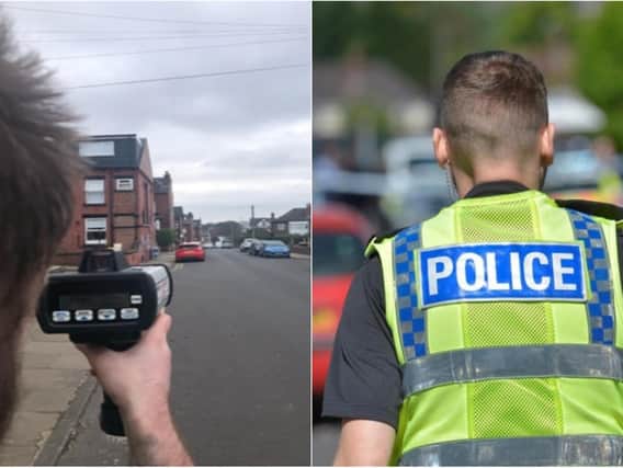 Police deployed their speed guns in Headingley and Adel after residents had complained about drivers (photo: West Yorkshire Police)