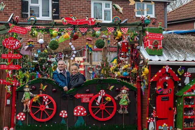 May and Rod Proctor's Fairy Lane in Garforth (photo: James Hardisty)