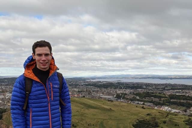 Angus Naylor, a third-year PhD student researching the impact of climate change on Arctic communities