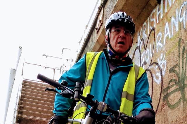 David Miles, member of the management committee on the Leeds Cycling Campaign said a lot of people are not accessing this 'fantastic route' because of the access issue here.