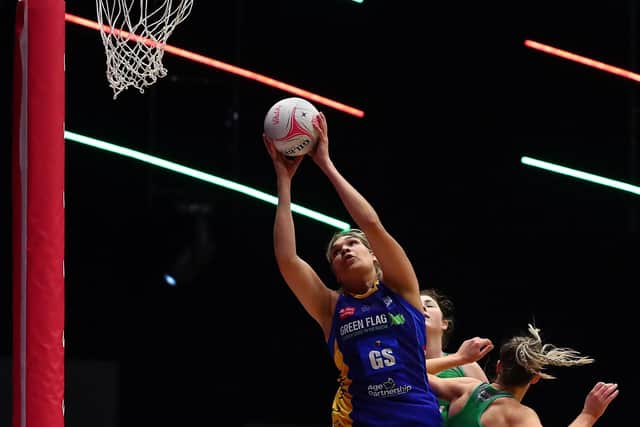 INJURY BLOW: Leeds Rhinos' Donnell Wallam takes a shot against Celtic Dragons Picture: Jan Kruger/Getty Images
