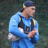 Zane Tetevano will pull a Rhinos shirt on for the first time this weekend. Picture by Phil Daly/Leeds Rhinos.