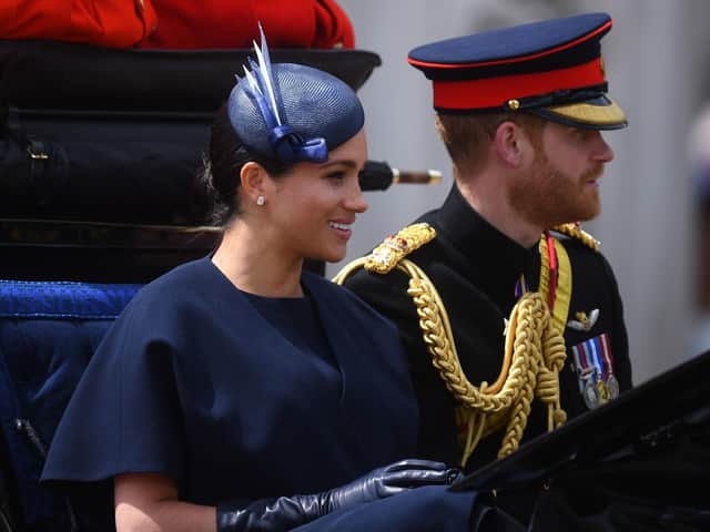 The Duke and Duchess of Sussex at Trooping the Colour