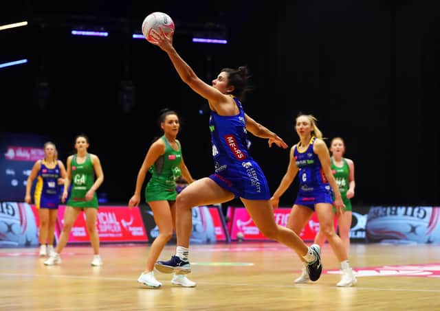 Leeds Rhinos' Amelia Hall. Picture: Jan Kruger/Getty Images for Vitality Netball Superleague.