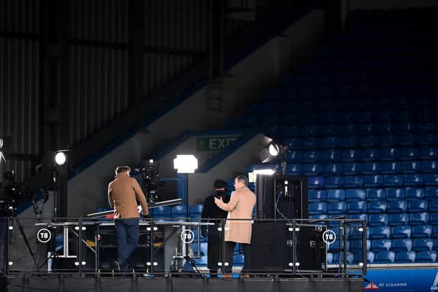 POINTS BOOST: Says former England international Joe Cole, right, pictured at an empty Elland Road on Saturday for Leeds United's Premier League clash against Cole's former club Chelsea. Photo by Laurence Griffiths/Getty Images.