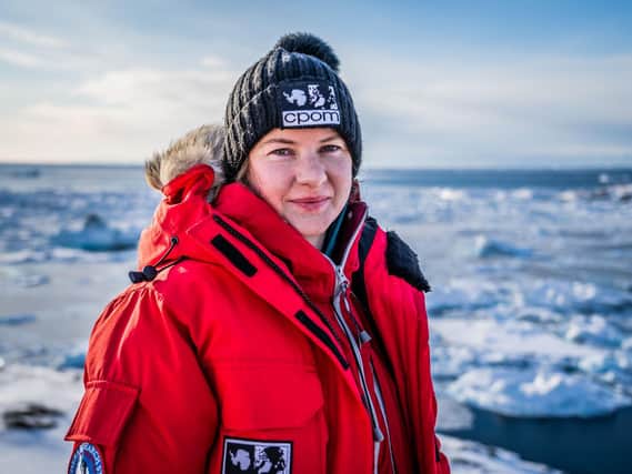 Pictured, Dr Anna Hogg from Leeds University, whose vital work has seen her travel to the Antarctic multiple times in groundbreaking research. Photo credit: Submitted picture.