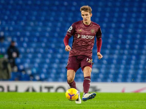 BIZARRE CLAIM - Diego Llorente has played for Leeds United every time he's been  fit. Pic: Getty
