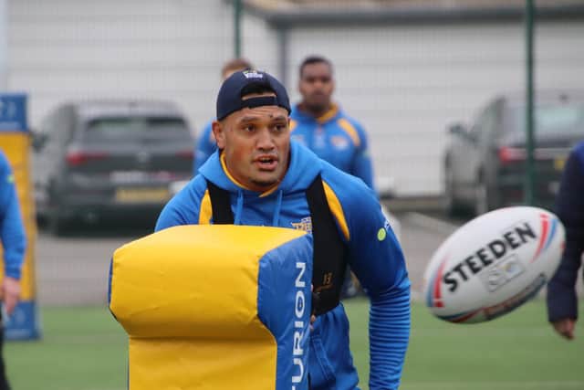 Zane Tetevano has made a big impression in training. Picture by Phil Daly/Leeds Rhinos.