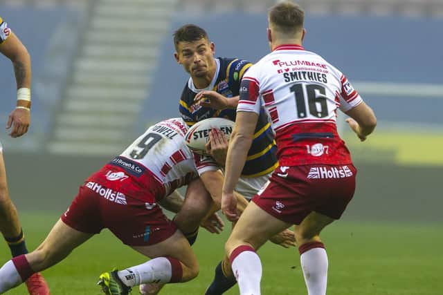 Stevie Ward in pre-season action against Wigan last year. Picture by Tony Johnson.