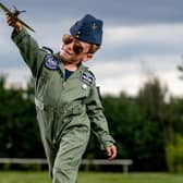Jacob Newson is a seven-year-old RAF-loving boy from Leeds (photo: SWNS)