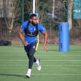 King Vuniyayawa in training. Picture by Phil Daly/Leeds Rhinos.