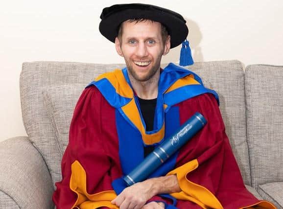 Rob Burrow MBE has been awarded an Honorary Doctor of Sport Science (photo: Leeds Beckett University)