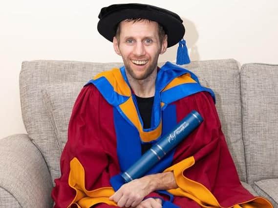 Rob Burrow MBE has been awarded an Honorary Doctor of Sport Science (photo: Leeds Beckett University)