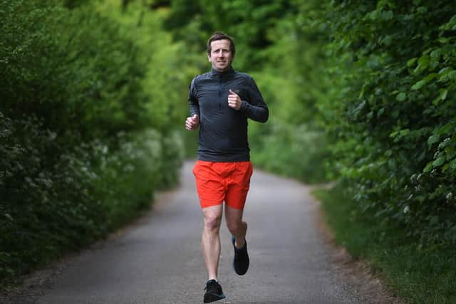 Stephen Reynolds, who is back running thanks to the Leeds congenital heart unit. Picture: Jonathan Gawthorpe
