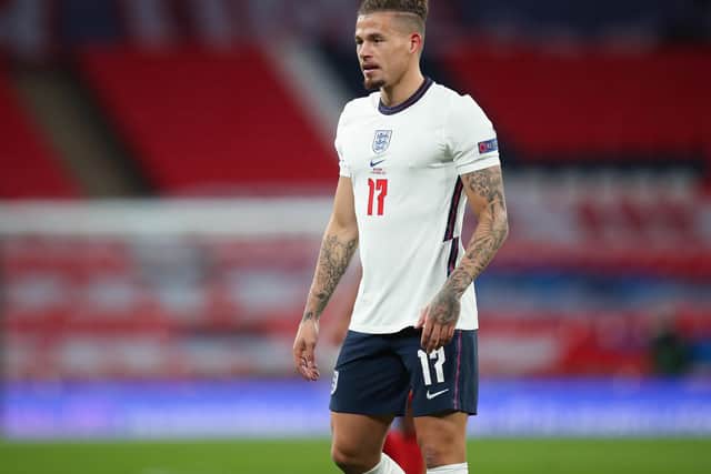 Leeds United midfielder Kalvin Phillips in action for England. Pic: Getty