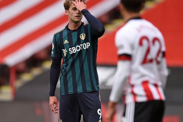 PAIN BARRIER - Patrick Bamford is expected to start for Leeds United tonight at Fulham despite a knock sustained against Chelsea. He'll also be dealing with the disappointment of not making Gareth Southgate's England squad. Pic: Getty