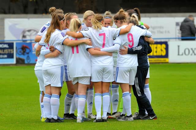 TEAM ETHIC: Leeds United Women's 2020/21 campaign in Division One North has been declared null and void. Picture: Steve Riding.