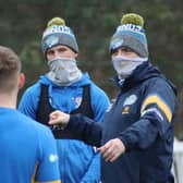 Richard Agar, pictured earlier in pre-season, says more work needs to be done on Rhinos' combinations. Picture by Phil Daly/Leeds Rhinos